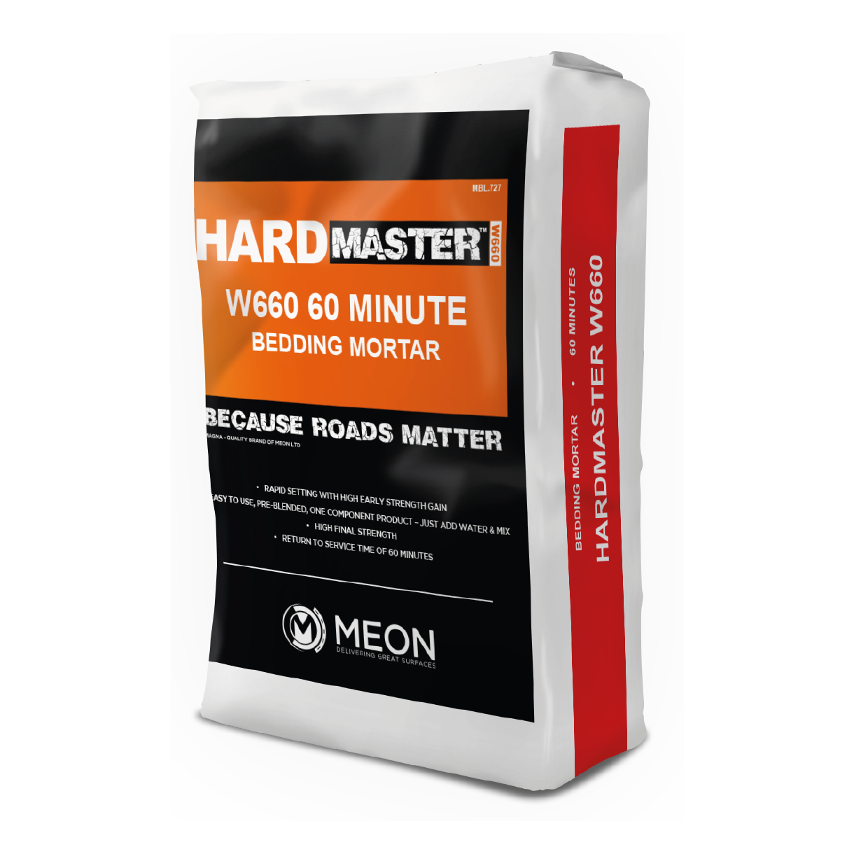 HardMaster W660 60 Minute Bedding Mortar 25kg Bag